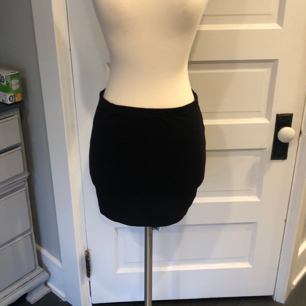 Stretch mini skirt